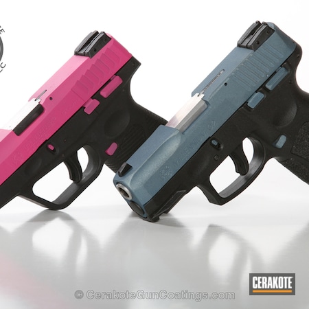Powder Coating: Graphite Black H-146,Handguns,SIG™ PINK H-224,Blue Titanium H-185,Taurus