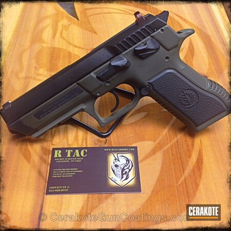 Powder Coating: Handguns,Armor Black H-190,MAGPUL® O.D. GREEN H-232