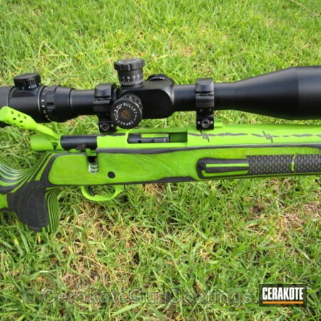 Powder Coating: Graphite Black H-146,Zombie Green H-168,Micro Slick Dry Film Coating,MICRO SLICK DRY FILM LUBRICANT COATING (AIR CURE) C-110,Bolt Action Rifle,Build,Howa