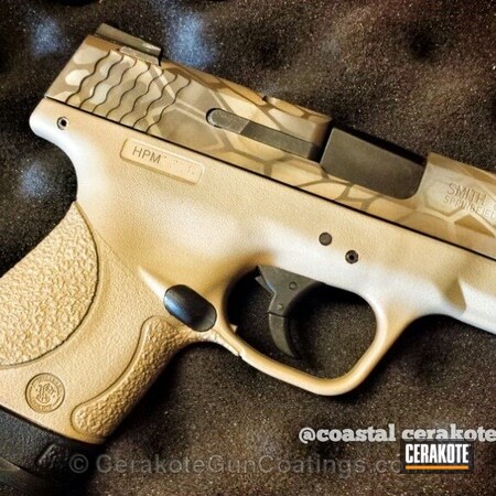 Powder Coating: Smith & Wesson,Snow White H-136,Handguns,DESERT SAND H-199,Patriot Brown H-226