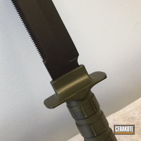 Powder Coating: Graphite Black H-146,Mil Spec O.D. Green H-240,Distressed,Knives,Matte Ceramic Clear,Combat