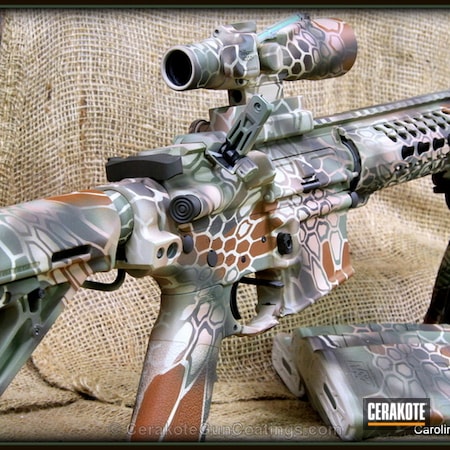 Powder Coating: Smith & Wesson,Chocolate Brown H-258,DESERT SAND H-199,Tactical Rifle,Patriot Brown H-226