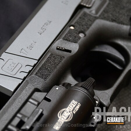 Powder Coating: Glock,Black,Handguns,Sniper Grey H-234,Sniper Grey