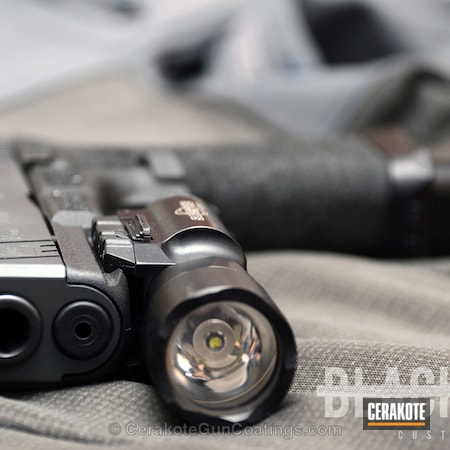 Powder Coating: Glock,Black,Handguns,Sniper Grey H-234,Sniper Grey