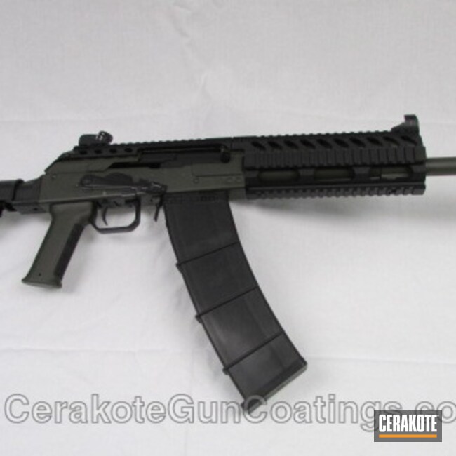 Cerakoted H-232 Magpul O.d. Green With H-190 Armor Black