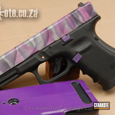 Powder Coating: Glock,Purple,Black,Ladies,Satin Mag H-147,Bright Purple H-217,Wild Pink H-208
