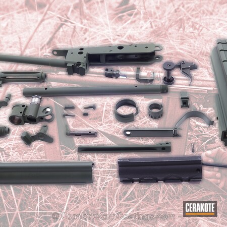 Powder Coating: FN Mfg.,Gun Parts,Dark Green H-131