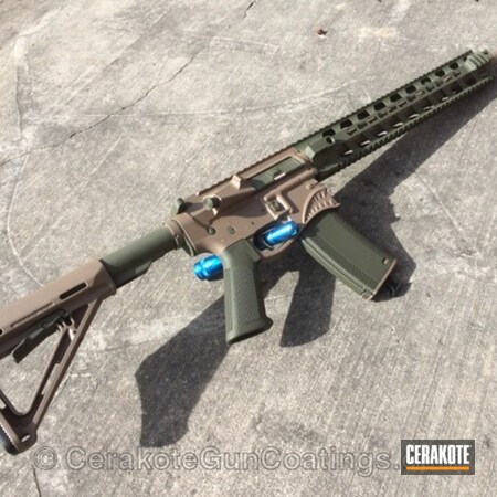 Powder Coating: O.D. Green H-236,Tactical Rifle,MAGPUL® FLAT DARK EARTH H-267