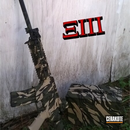 Powder Coating: Graphite Black H-146,DESERT SAND H-199,Sniper Green H-229,Tactical Rifle,Colt,Rock River Arms