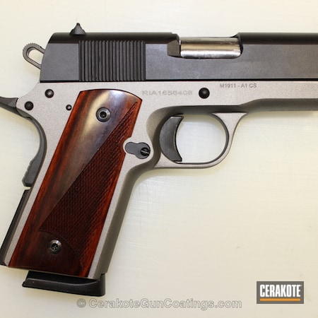 Powder Coating: Graphite Black H-146,1911,Rock Island Armory,Stainless H-152