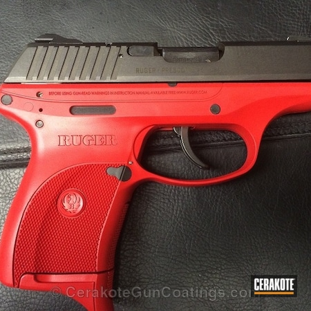 Powder Coating: Handguns,USMC Red H-167,Ruger