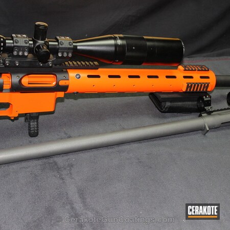 Powder Coating: Graphite Black H-146,Safety Orange H-243,Bolt Action Rifle