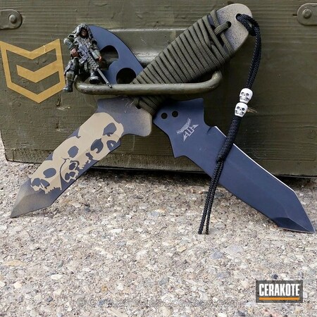Powder Coating: Graphite Black H-146,Knives,Coyote Tan H-235
