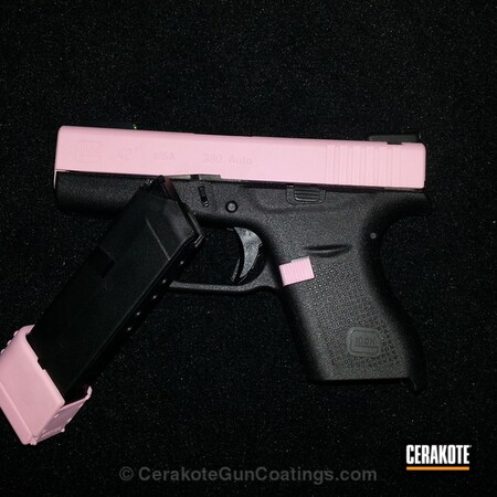 Powder Coating: Glock,Bazooka Pink H-244,Handguns