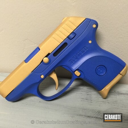 Powder Coating: NRA Blue H-171,Handguns,Gold H-122,Ruger