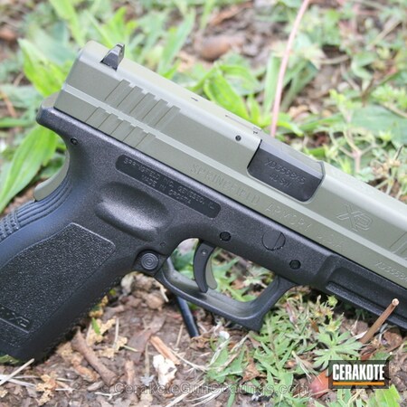 Powder Coating: Graphite Black H-146,Mil Spec O.D. Green H-240,Handguns,Springfield Armory
