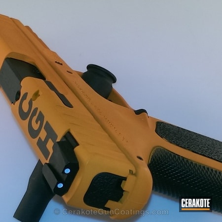 Powder Coating: Safety Orange H-243,Handguns,Armor Black H-190