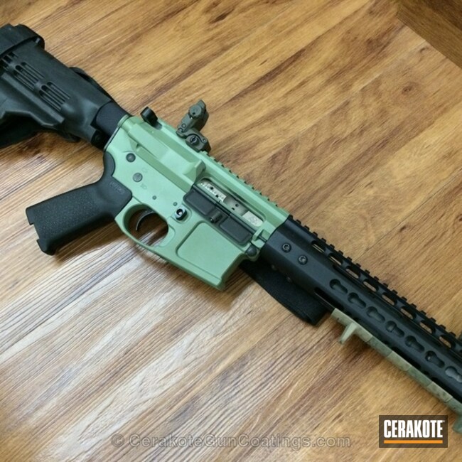 Custom Mix of H-200 Highland Green with H-267 MagPul Flat Dark