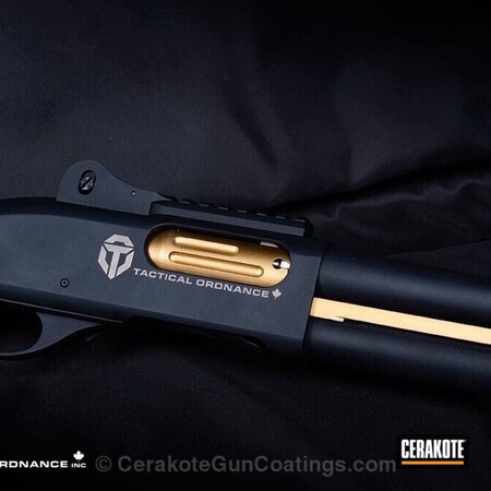 Powder Coating: Graphite Black H-146,Shotgun,Tactical,Remington