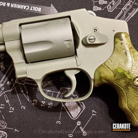 Powder Coating: Satin Aluminum H-151,Smith & Wesson,Revolver,O.D. Green H-236,DESERT VERDE H-256