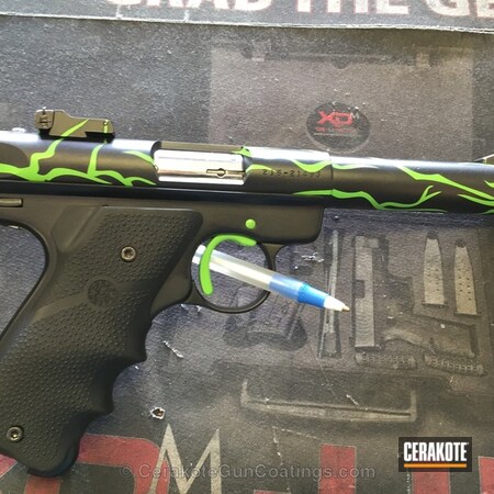 Powder Coating: Graphite Black H-146,Handguns,Ruger,Wild Green H-207
