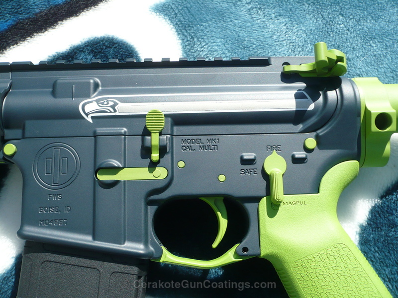 H-168 Zombie Green with H-158 Shimmer Aluminum by Brandon Knowles