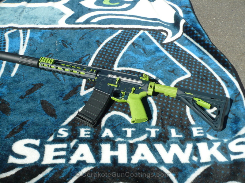 H-168 Zombie Green with H-158 Shimmer Aluminum by Brandon Knowles