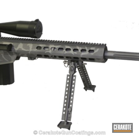 Powder Coating: Gun Metal Grey H-219,Tactical Rifle,Tungsten H-237,Barrett