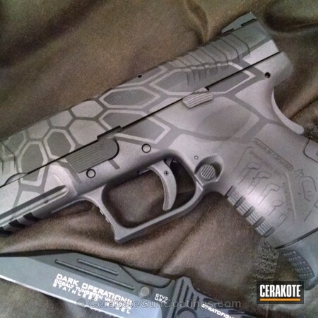 Powder Coating: Graphite Black H-146,Handguns,Springfield Armory,Tungsten H-237