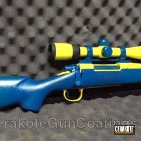 Powder Coating: Remington,Bolt Action Rifle,Sky Blue H-169