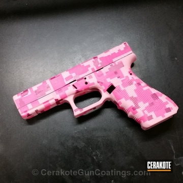 Cerakoted H-141 Prison Pink With H-208 Wild Pink And H-224 Sig Pink