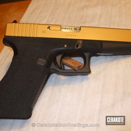 Powder Coating: Glock,Handguns,Gold H-122