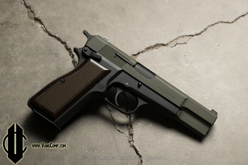 H-236 O.D. Green with H-146 Graphite Black by Vang Comp Systems | Cerakote