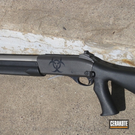 Powder Coating: Graphite Black H-146,Shotgun,Remington 11-87,Remington,Titanium H-170