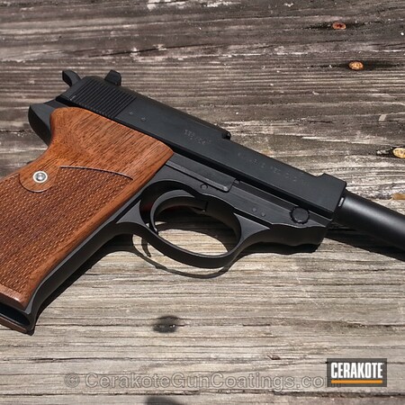 Powder Coating: Graphite Black H-146,Handguns,Walther
