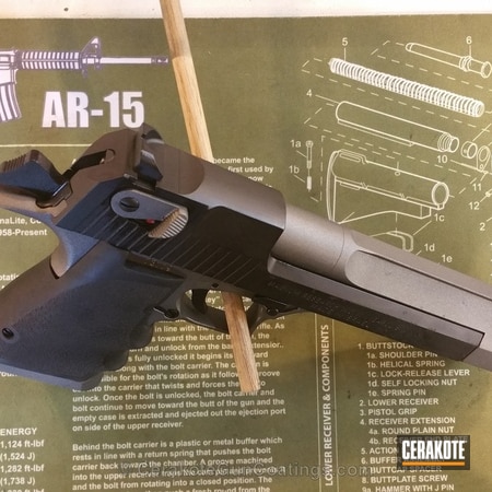 Powder Coating: Graphite Black H-146,Handguns,Desert Eagle 44,Tungsten H-237,Magnum