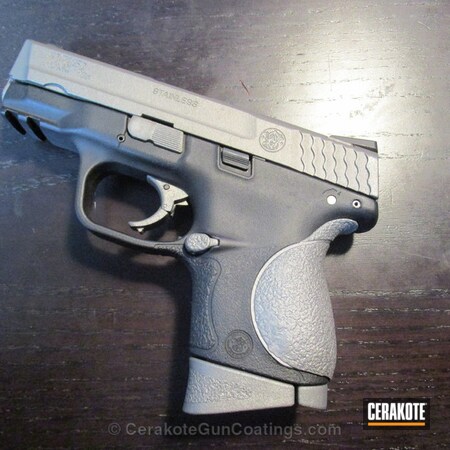 Powder Coating: Graphite Black H-146,Smith & Wesson,Handguns,Gun Metal Grey H-219