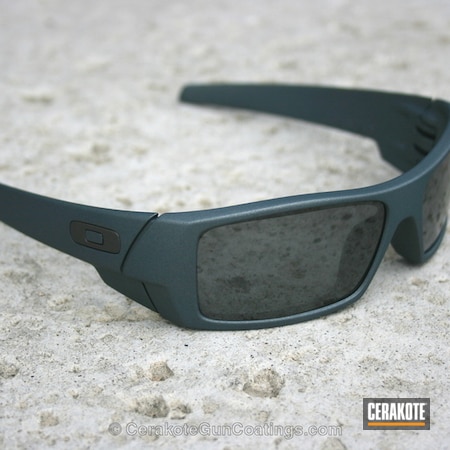 Powder Coating: Sunglasses,OC Custom,Frames,Destroyer Grey,Blue Titanium H-185,Oakley