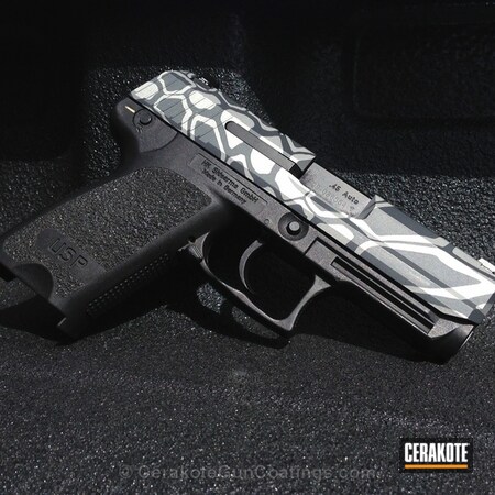 Powder Coating: Heckler & Koch,Handguns,Tungsten H-237,Titanium H-170