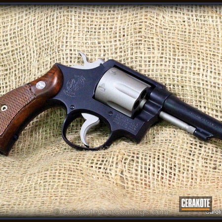 Powder Coating: Smith & Wesson,SOCOM BLUE  H-245,Revolver,Stainless H-152