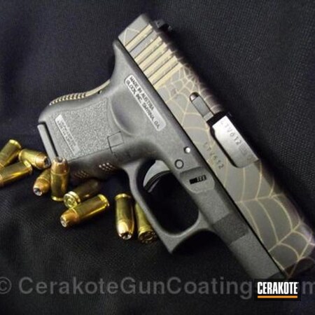 Powder Coating: Graphite Black H-146,Glock,Handguns,Burnt Bronze H-148