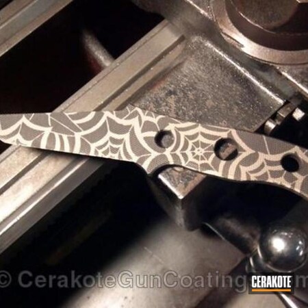 Powder Coating: Graphite Black H-146,Knives,Titanium H-170
