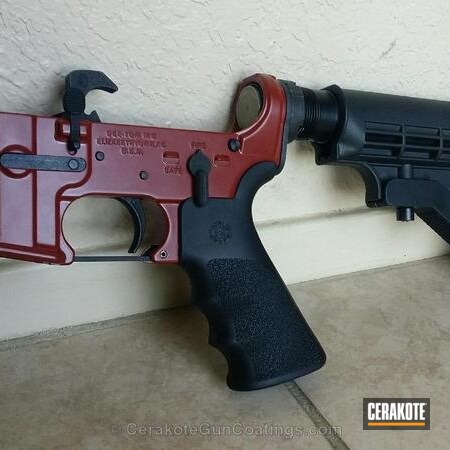 Powder Coating: Crimson H-221,Del-Ton,Gun Parts