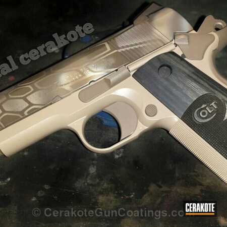 Powder Coating: Cerakote,Handguns,Patriot Brown C-226,DESERT SAND H-199,Colt,MAGPUL® FLAT DARK EARTH H-267,Kryptek