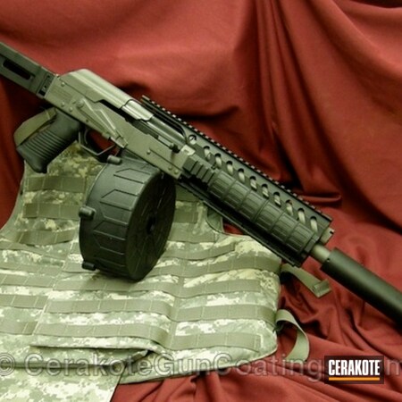 Powder Coating: Graphite Black H-146,Shotgun,Tactical Rifle,Tungsten H-237