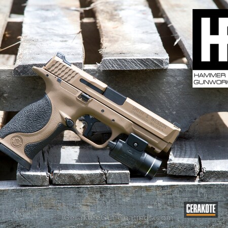 Powder Coating: Graphite Black H-146,Smith & Wesson,Handguns,Copper Brown H-149