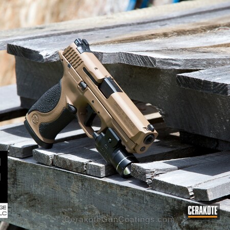 Powder Coating: Graphite Black H-146,Smith & Wesson,Handguns,Copper Brown H-149