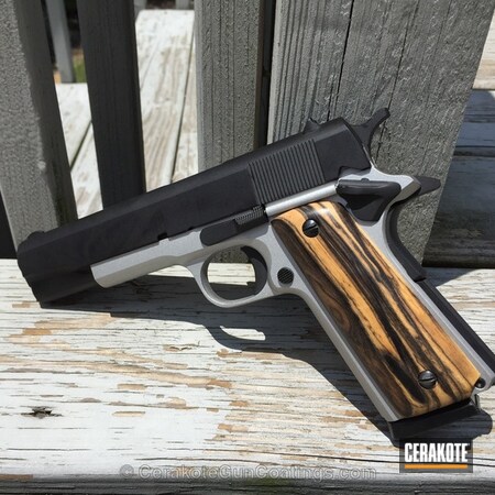 Powder Coating: 1911,Crushed Silver H-255,Armor Black H-190,Rock River Arms