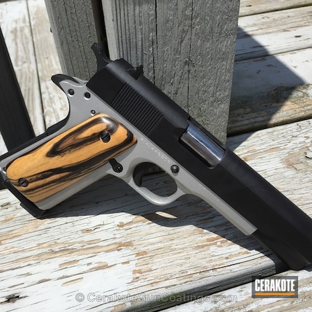 Powder Coating: 1911,Crushed Silver H-255,Armor Black H-190,Rock River Arms