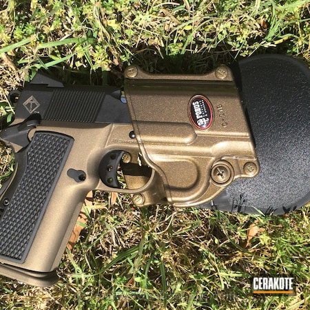 Powder Coating: Graphite Black H-146,Handguns,American Tactical Imports,Burnt Bronze H-148